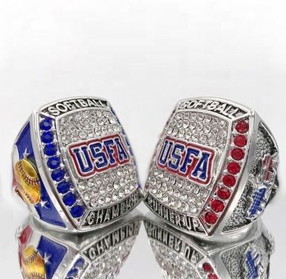 Серебряные кольца чемпионата софтбола молодости Usssa
