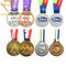 Медали и трофеи медной гимнастики изготовленные на заказ