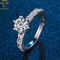 Персонализированный 925 серебряным обручальным кольцам с диамантами