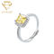 Обручальные кольца диаманта AAA CZs стерлинговые серебряные для женщин