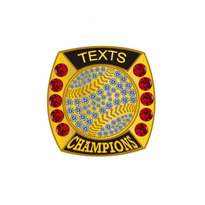 Кольца награды бейсбола USSSA Техаса изготовленные на заказ