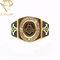 Глубокое выгравированное кольцо Signet Freemason золота 18K Masonic